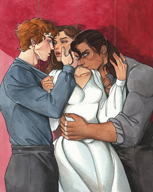 The Royal Spares - Aurelia, Bastien, & Raul SFW Art