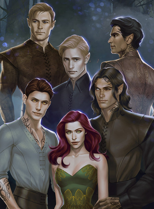 Bound to the Fae - Full Harem Art