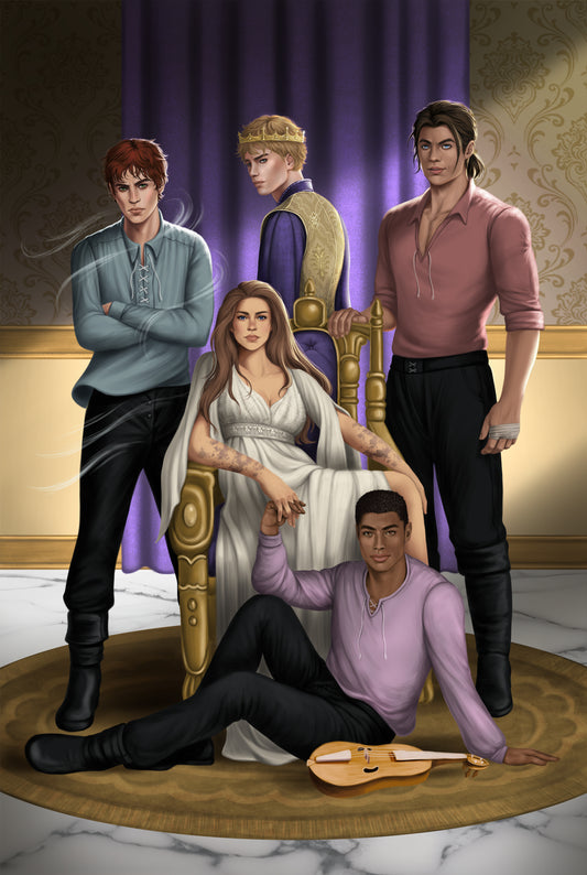 The Royal Spares - Full Harem Art