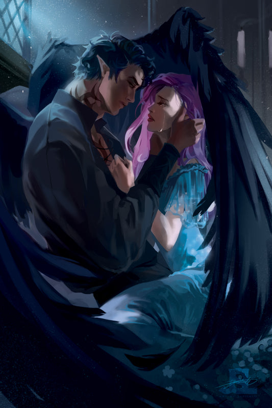 Bound to the Fae - Talia & Corwin SFW Art