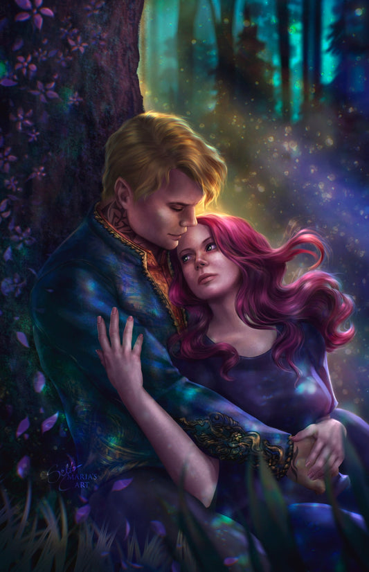 Bound to the Fae - Talia & Whitt SFW Art